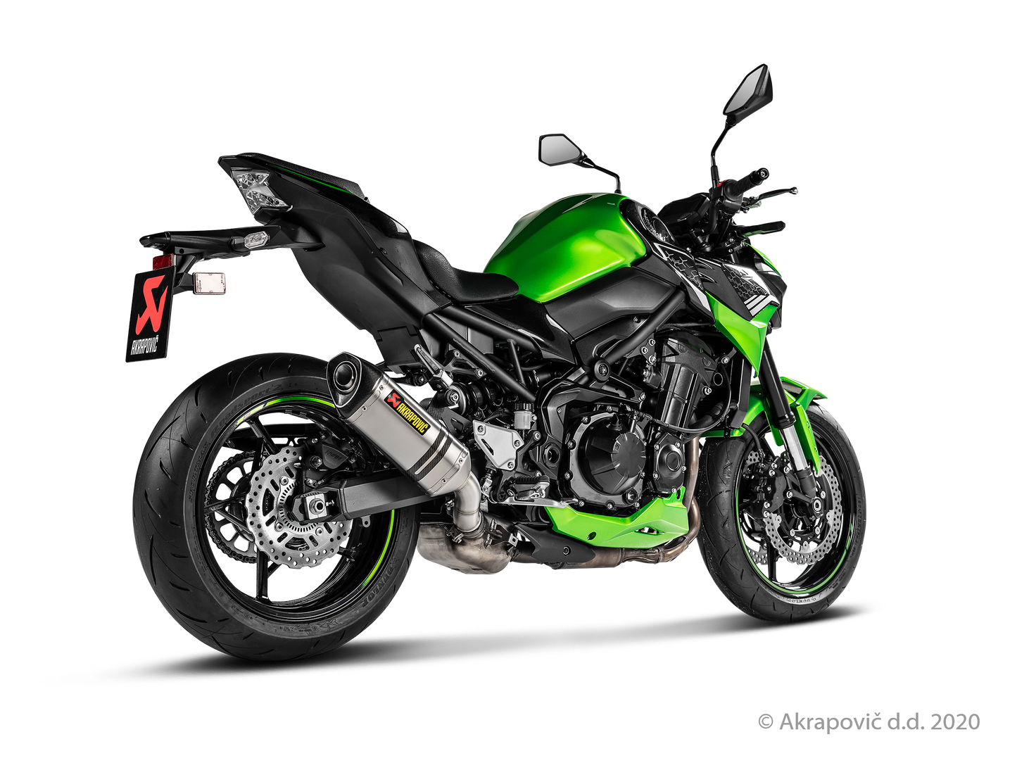 Kawasaki Z900 Slip-On Line (Titanium) - (2020/2024)