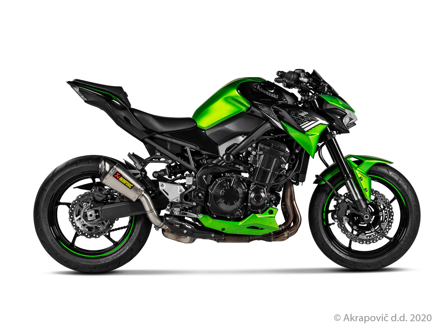 Kawasaki Z900 Slip-On Line (Titanium) - (2020/2024)
