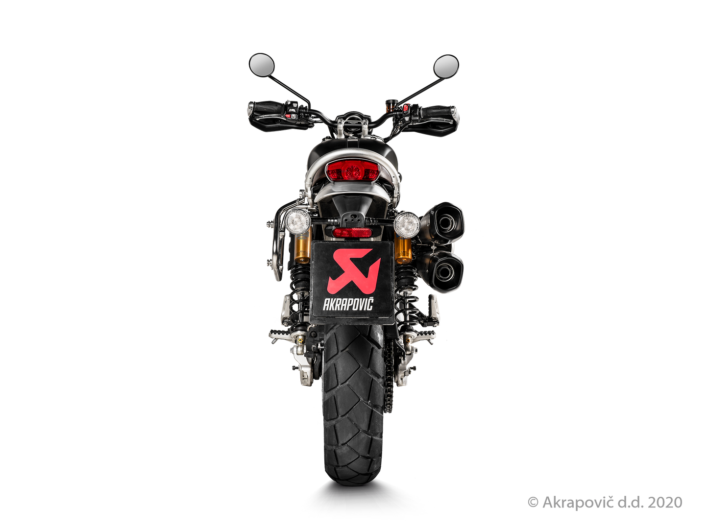 Triumph Scrambler 1200 Slip-On Line (Titanium) - (2019/2020)