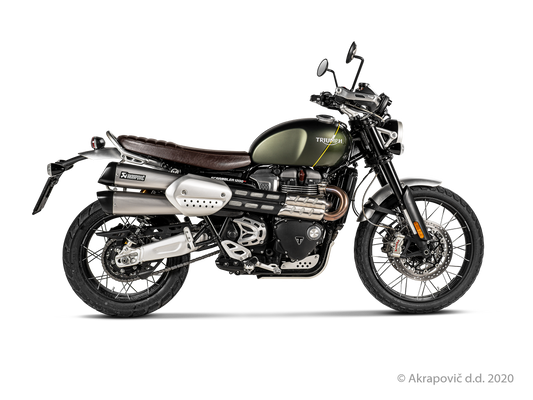 Triumph Scrambler 1200 Slip-On Line (Titanium) - (2019/2020)