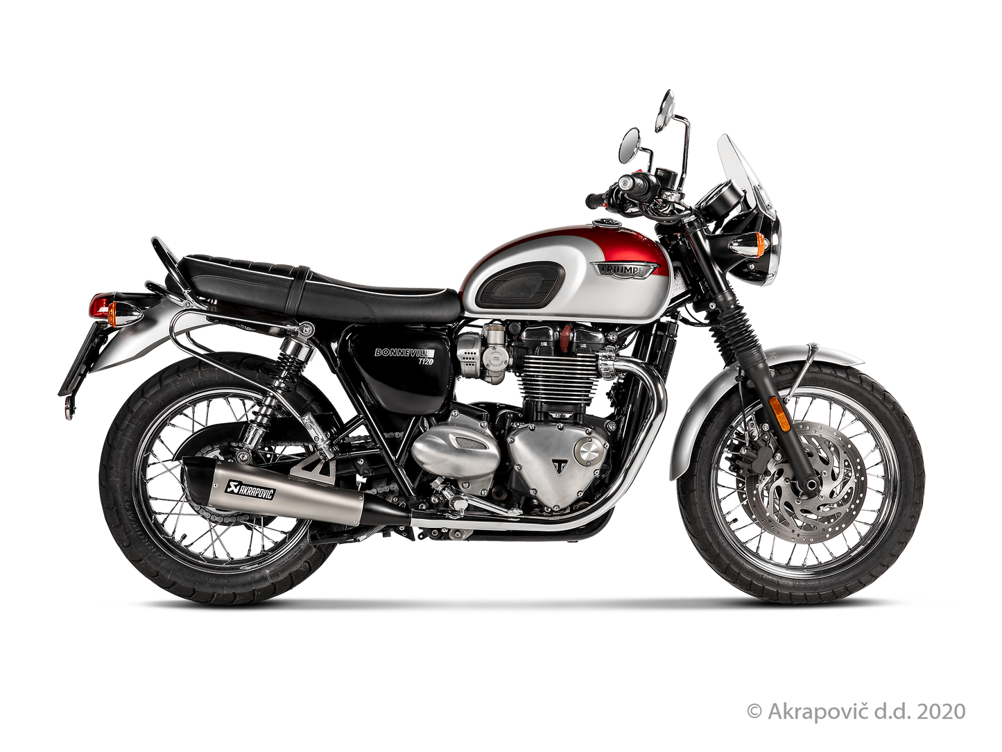 Triumph Bonneville T100 Slip-On Line (Titanium) - (2017/2020)