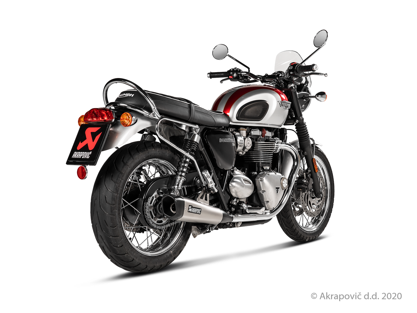 Triumph Bonneville T100 Slip-On Line (Titanium) - (2017/2020)