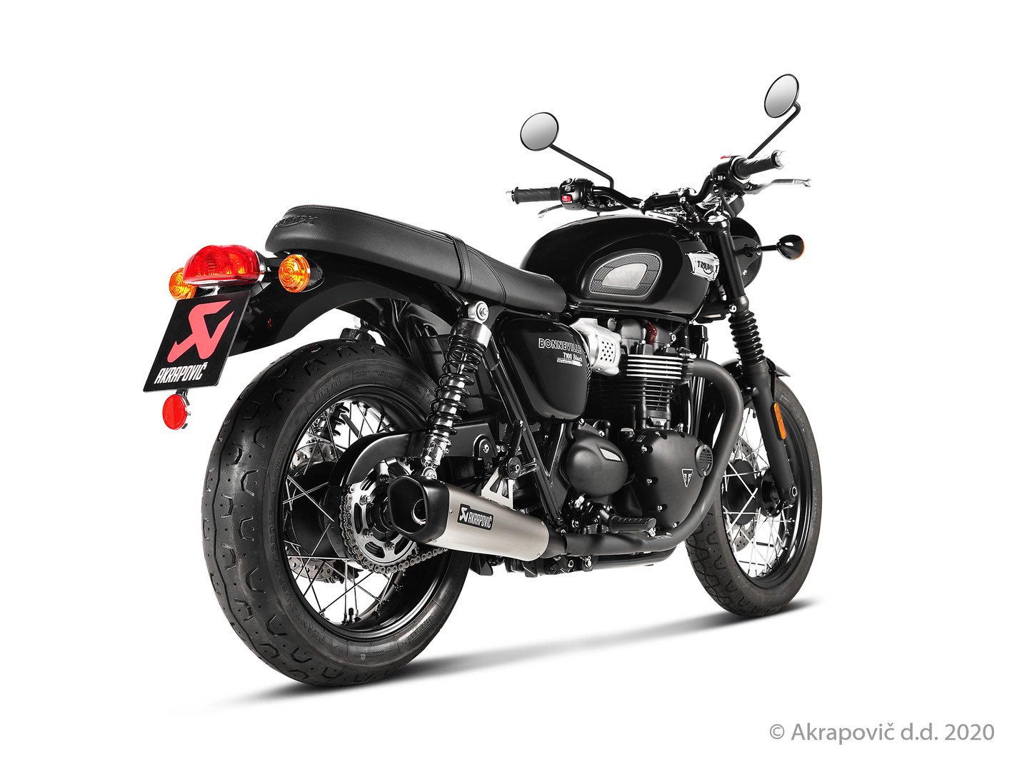 Triumph Bonneville T100 Slip-On Line (Titanium) - (2017/2020)