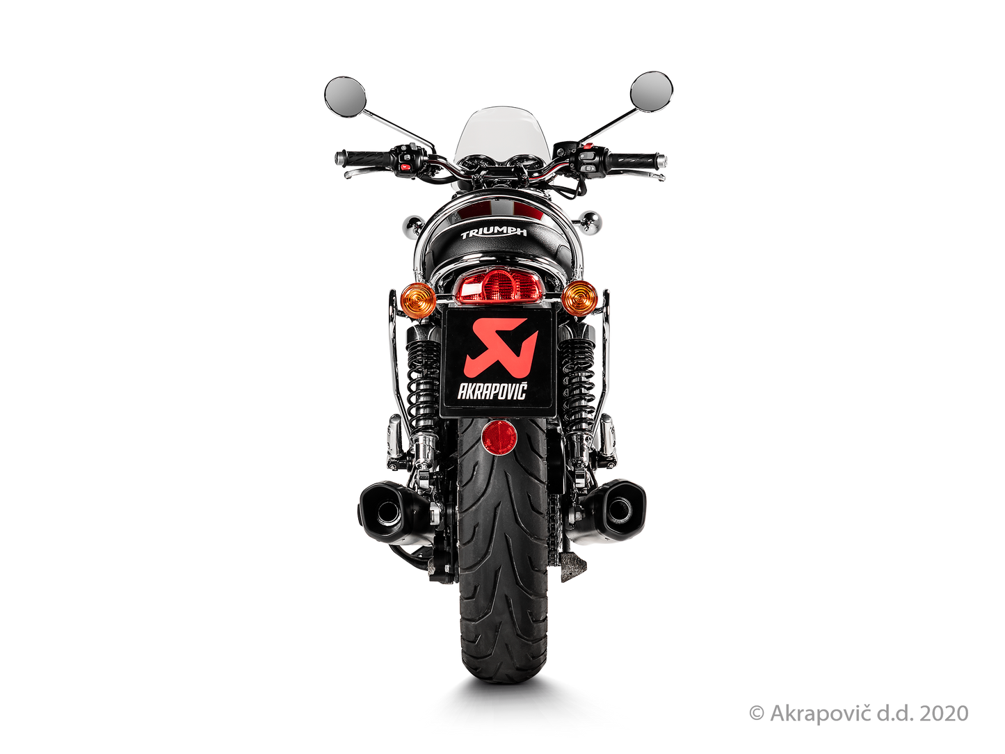 Triumph Bonneville T100 Slip-On Line (Titanium) - (2017/2020)