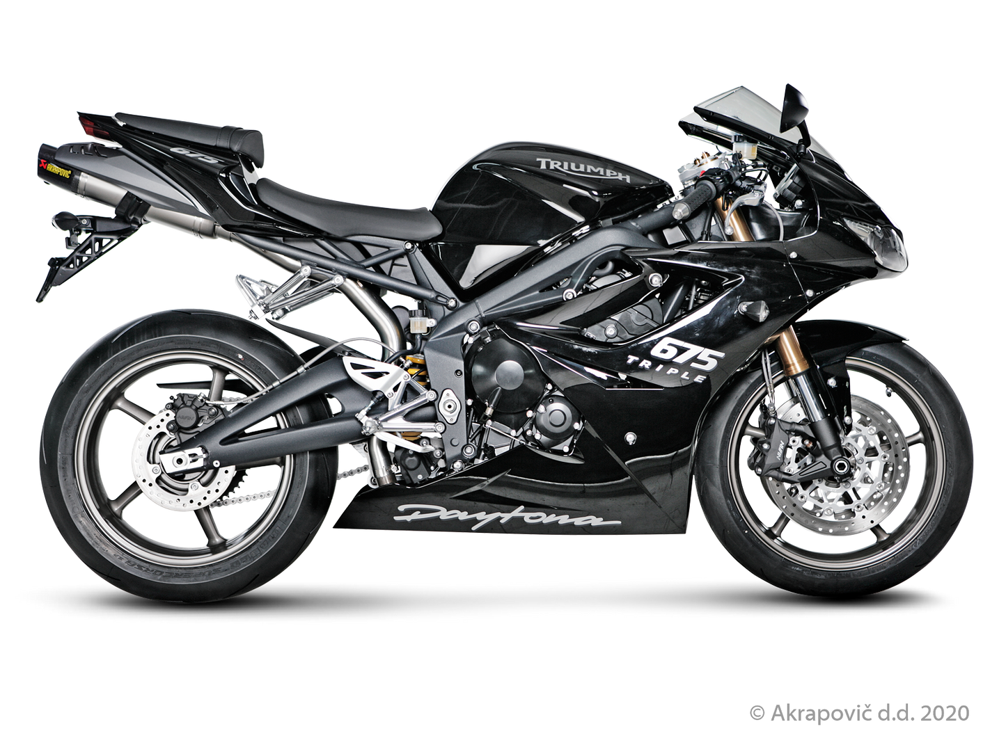 Triumph Daytona 675 Slip-On Line (Titanium) 06-08 - (2006/2008)
