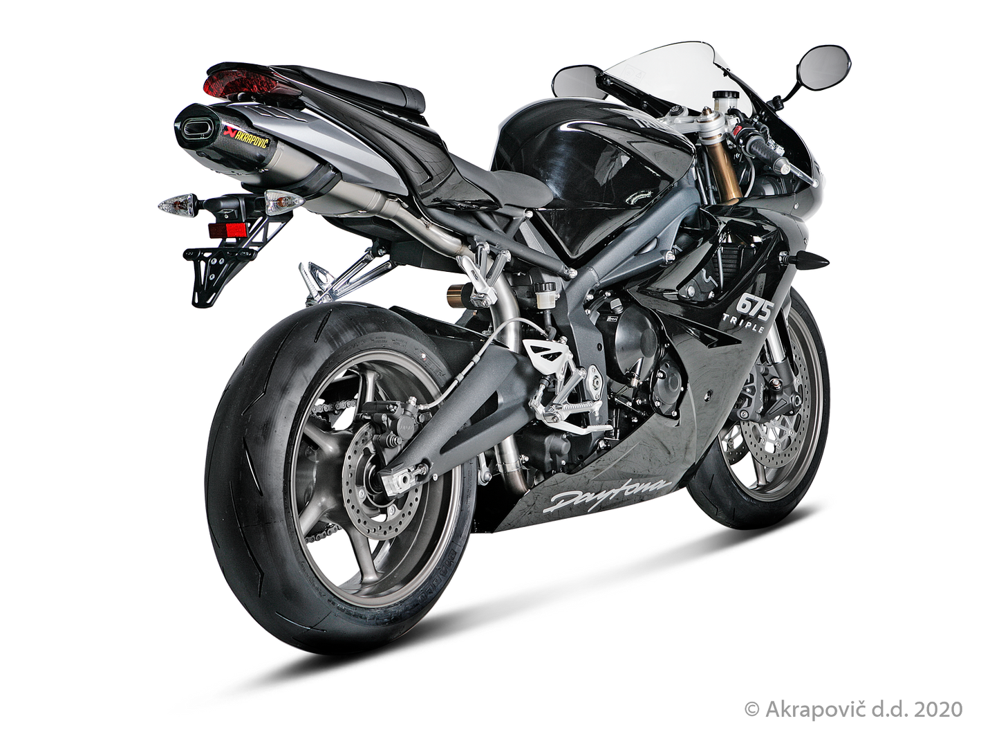 Triumph Daytona 675 Slip-On Line (Titanium) 06-08 - (2006/2008)
