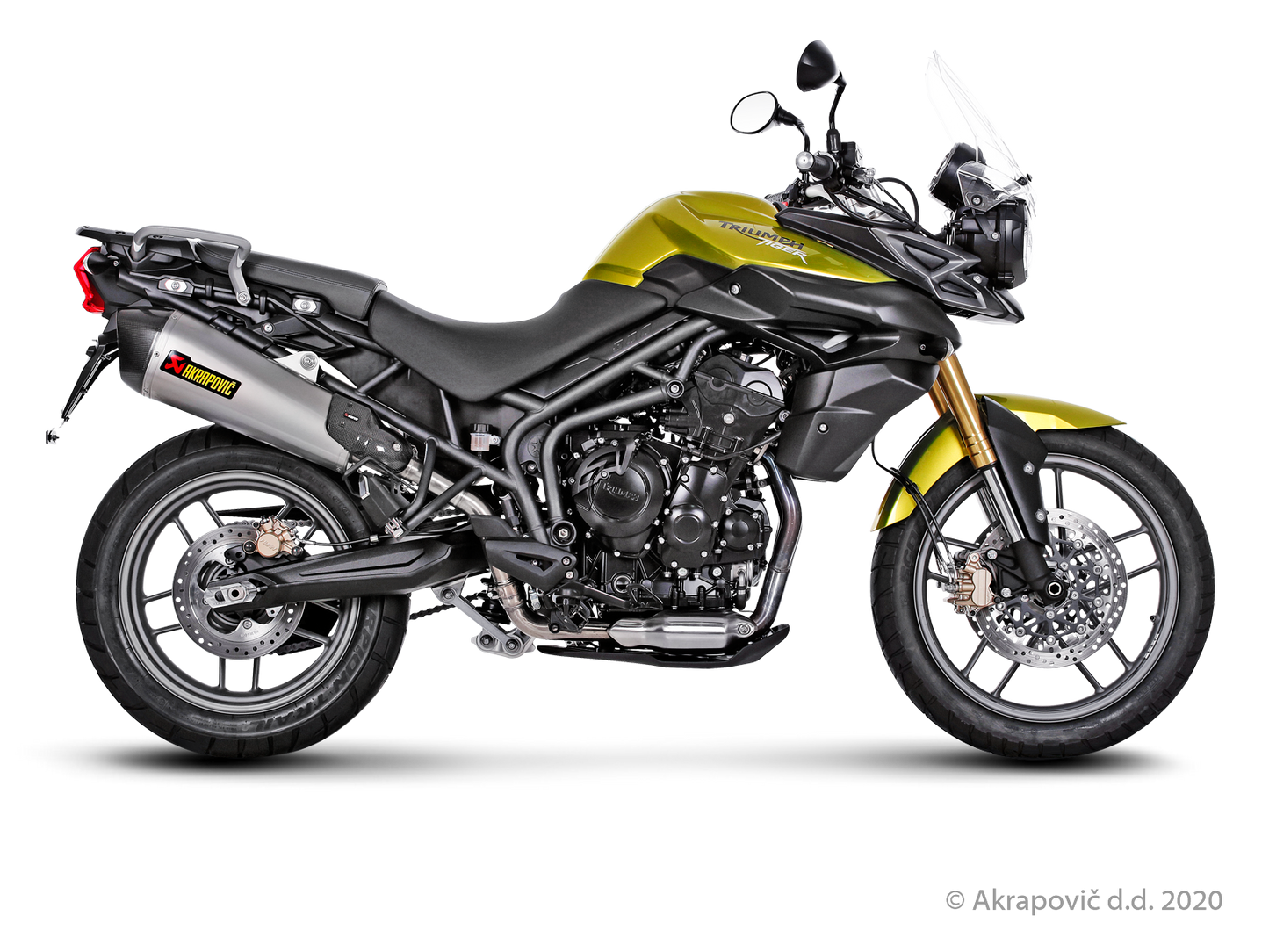 Triumph Tiger 800 XC/XR/XRx/XCx/XRT/XCA Slip-On Line (Titanium) - (2011/2016)