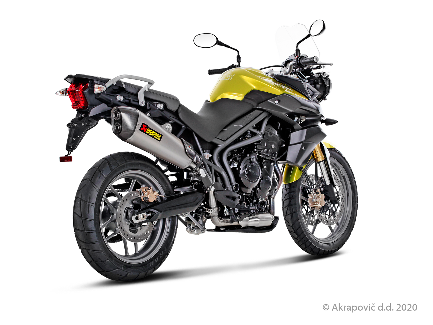 Triumph Tiger 800 XC/XR/XRx/XCx/XRT/XCA Slip-On Line (Titanium) - (2011/2016)