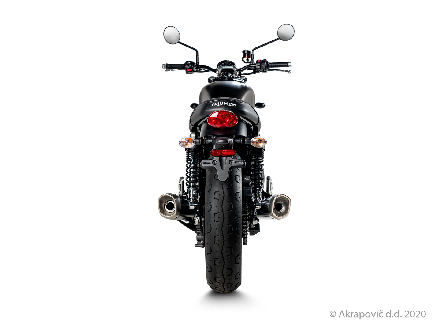 Triumph Street Twin Slip-On Line (Titanium) - (2016/2020)