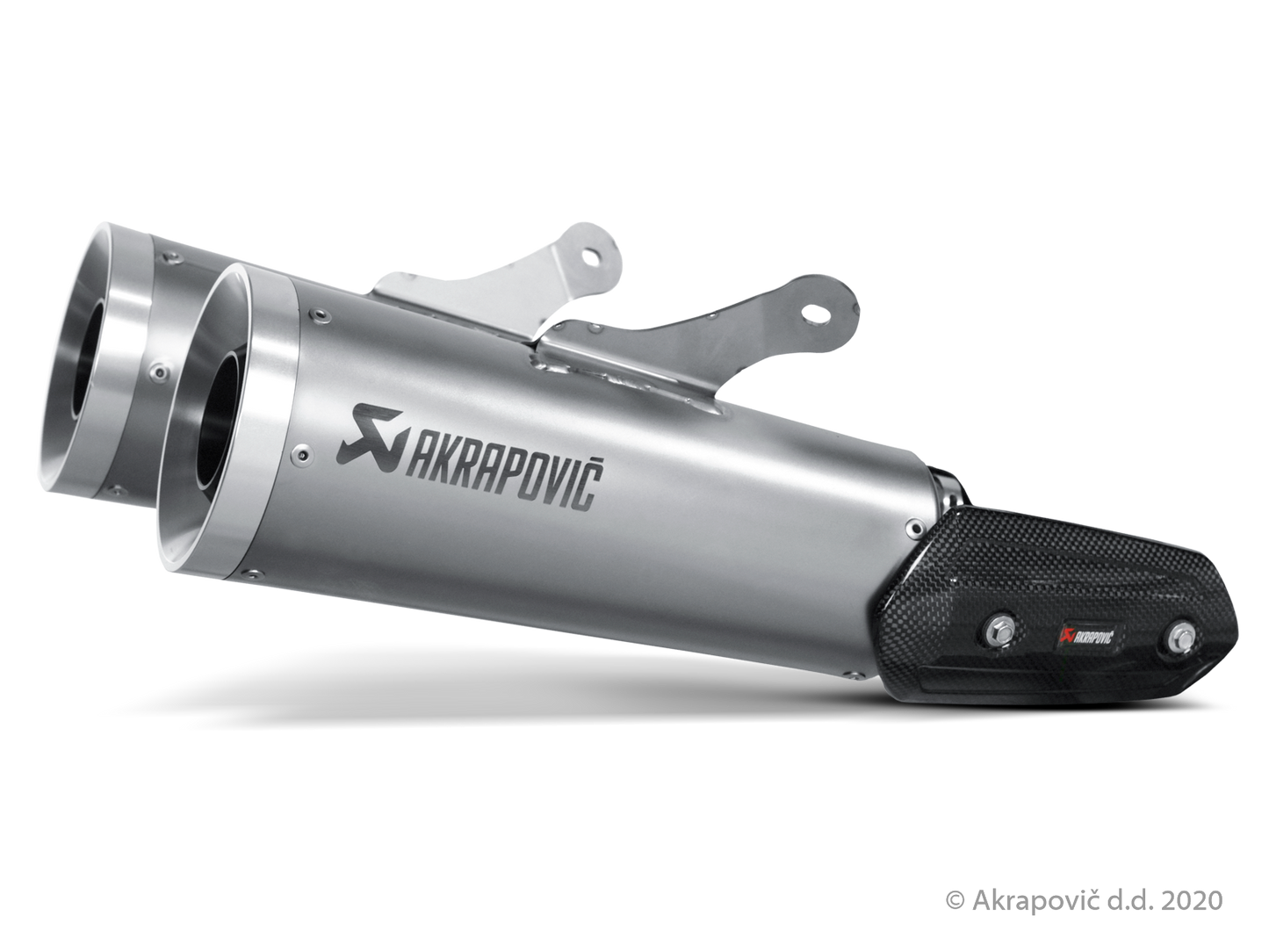 Star Motorcycles VMAX Slip-On Line (Titanium) - (2009/2016)