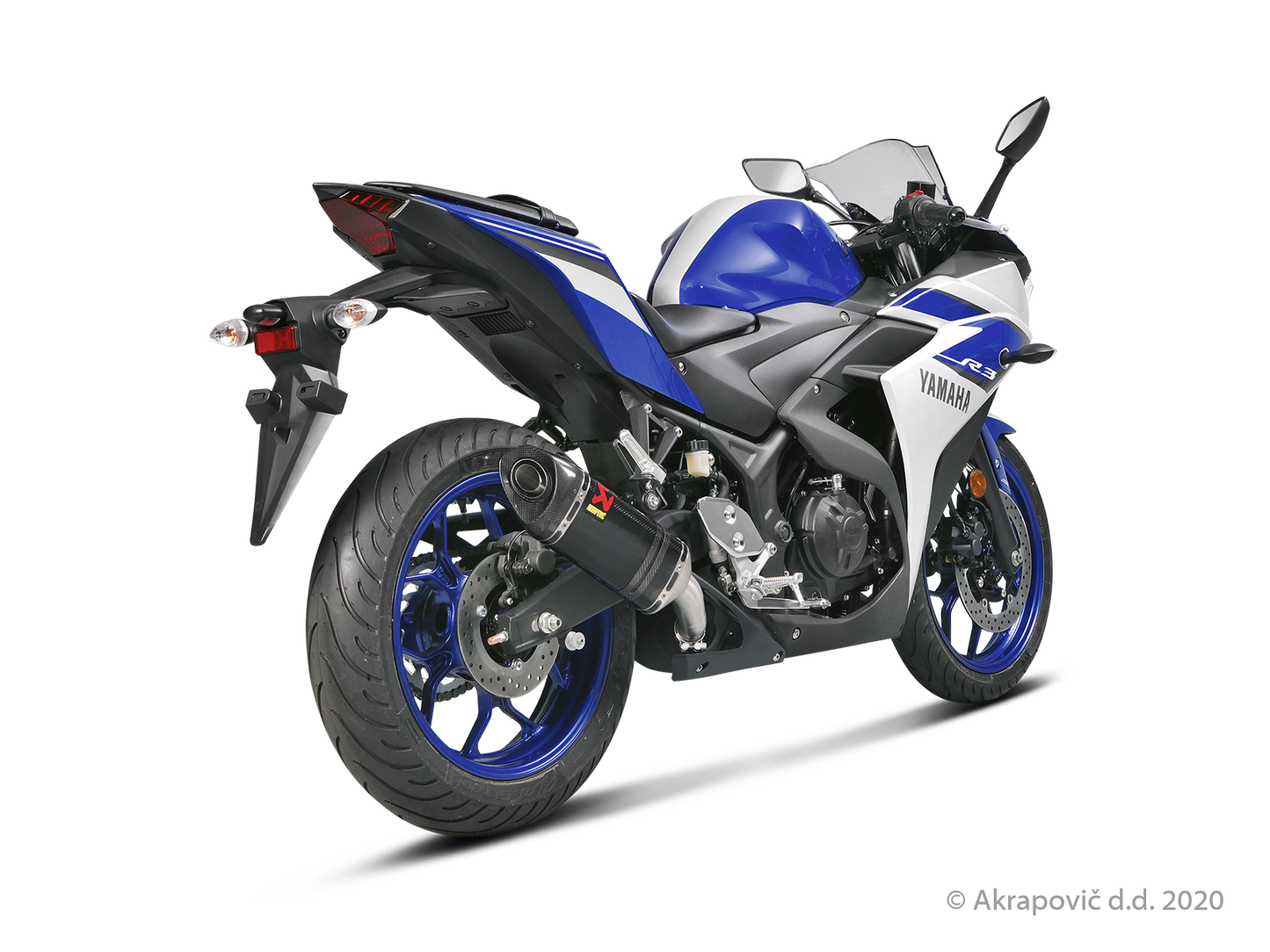 Yamaha R3 Slip-On Line (Carbon) - (2015/2016)