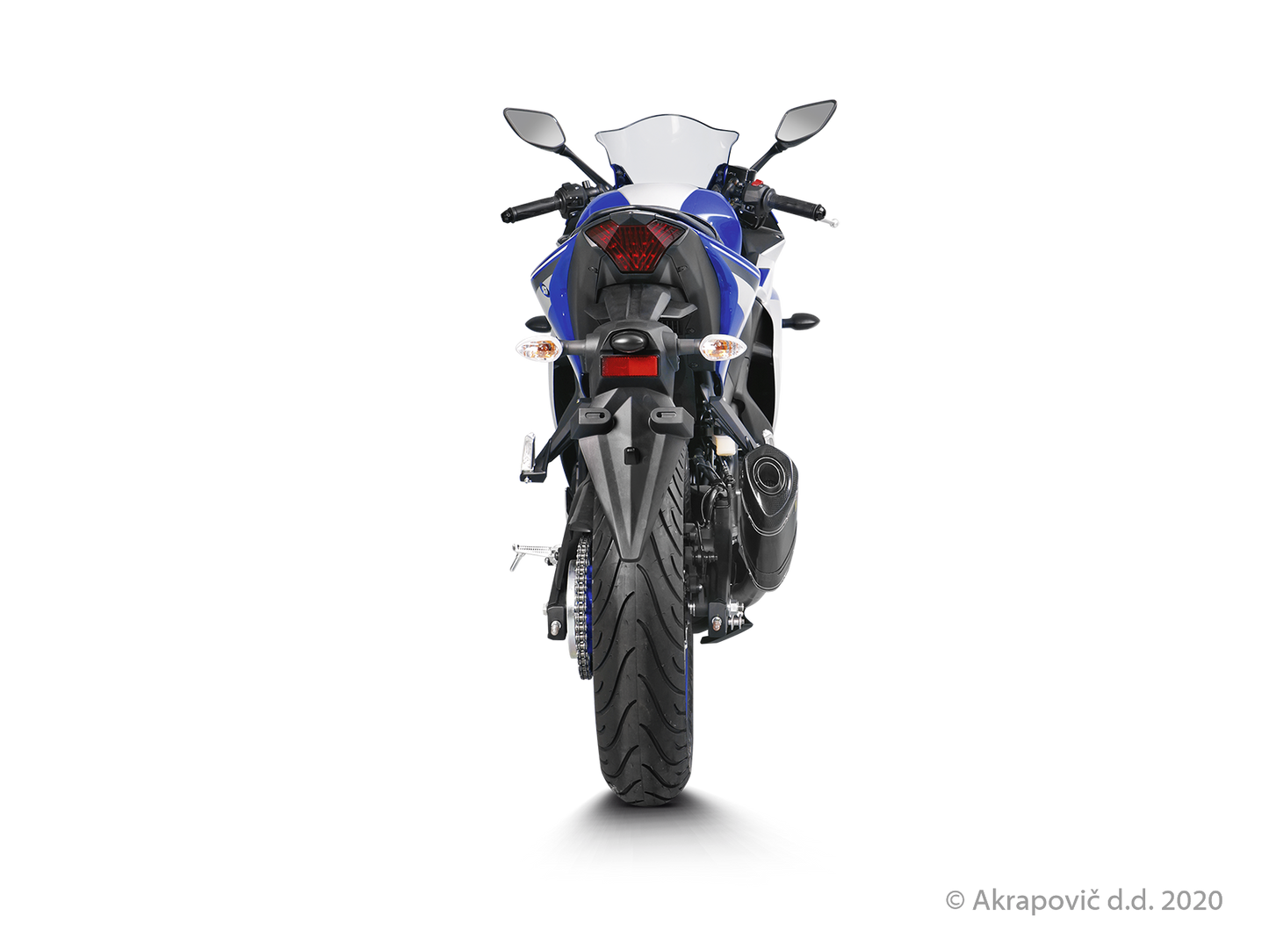 Yamaha R3 Slip-On Line (Carbon) - (2015/2016)