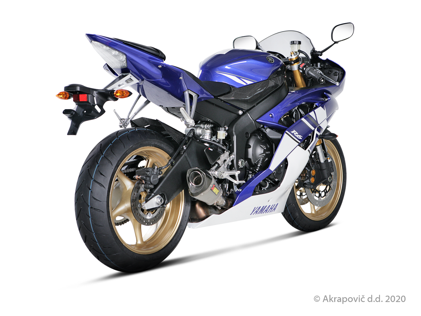 Yamaha R6 Slip-On Line (Titanium) - (2010/2016)