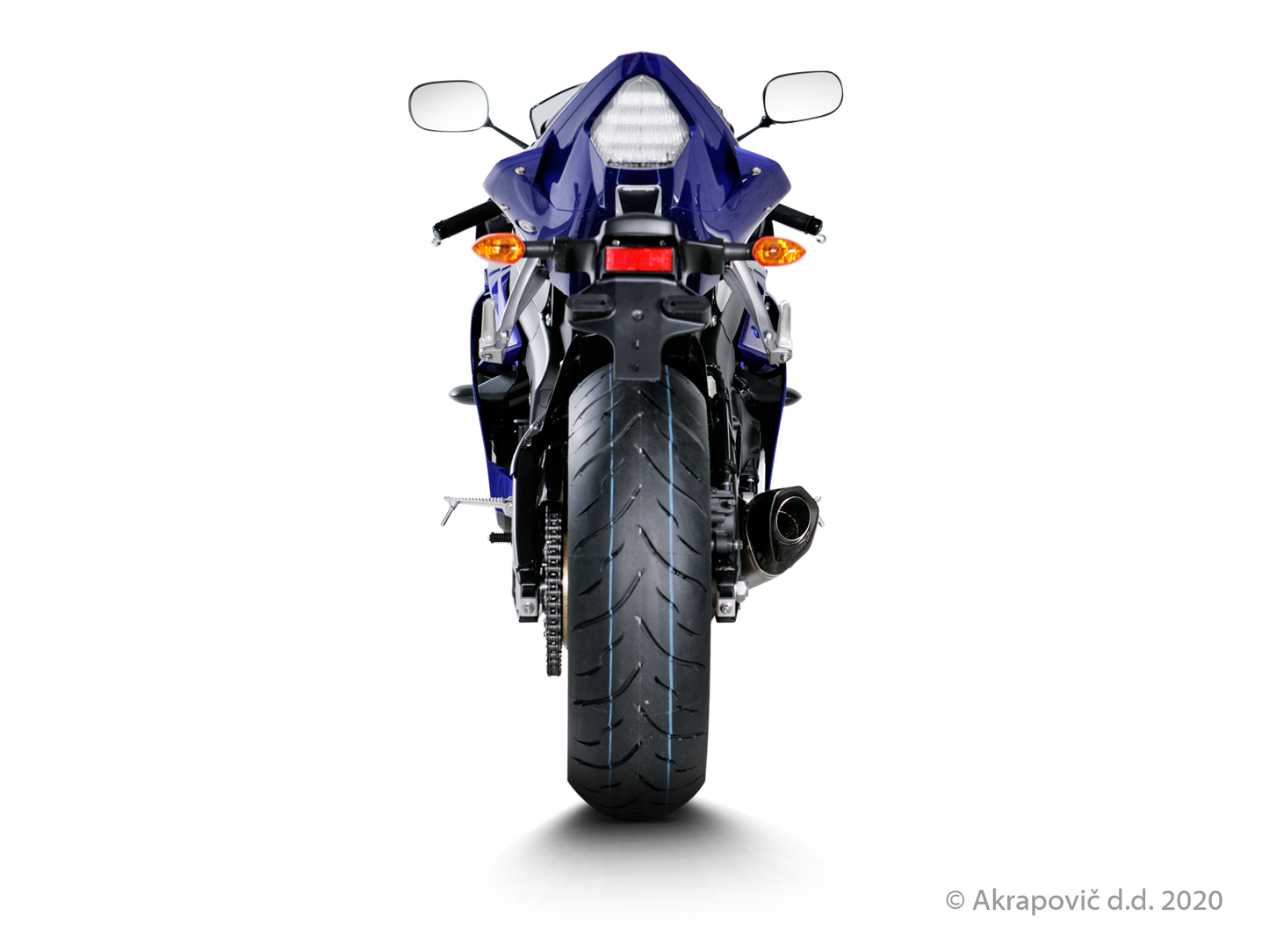 Yamaha R6 Slip-On Line (Titanium) - (2010/2016)