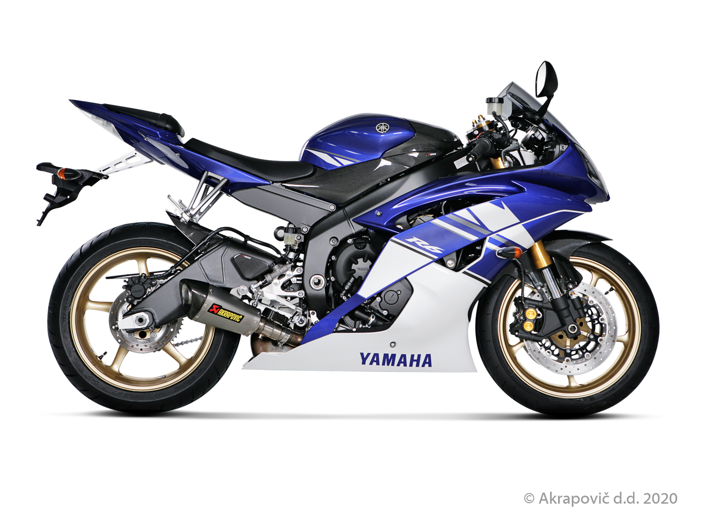 Yamaha R6 Slip-On Line (Titanium) - (2010/2016)