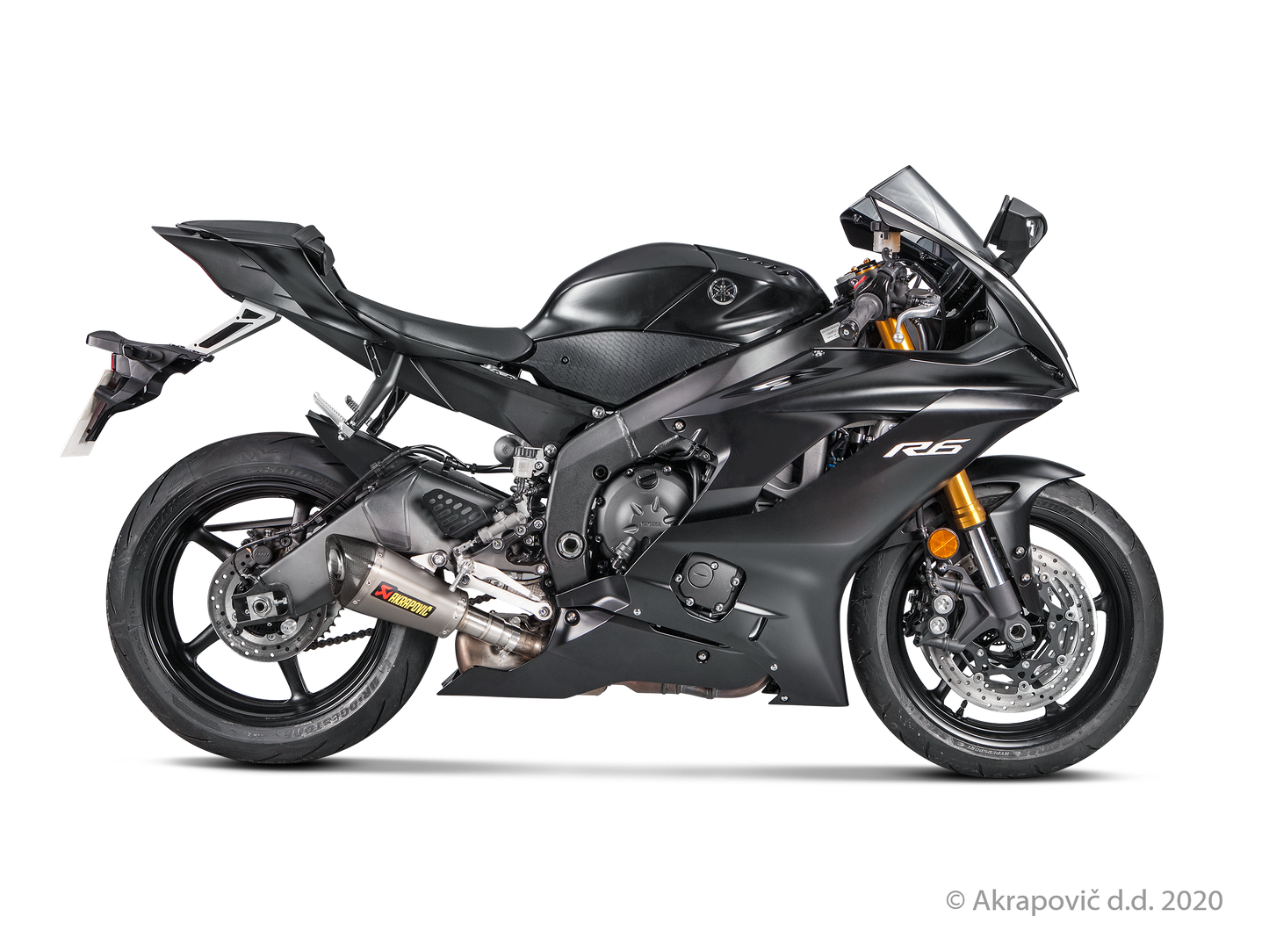Yamaha R6 Slip-On Line (Titanium) - (2010/2016)