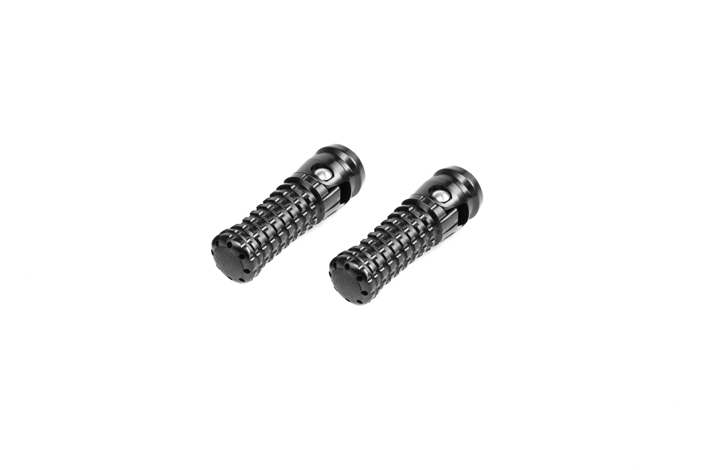 foldable footpegs kit black vers. 4