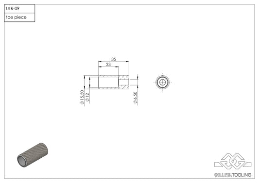 brake lever toe piece 7724581