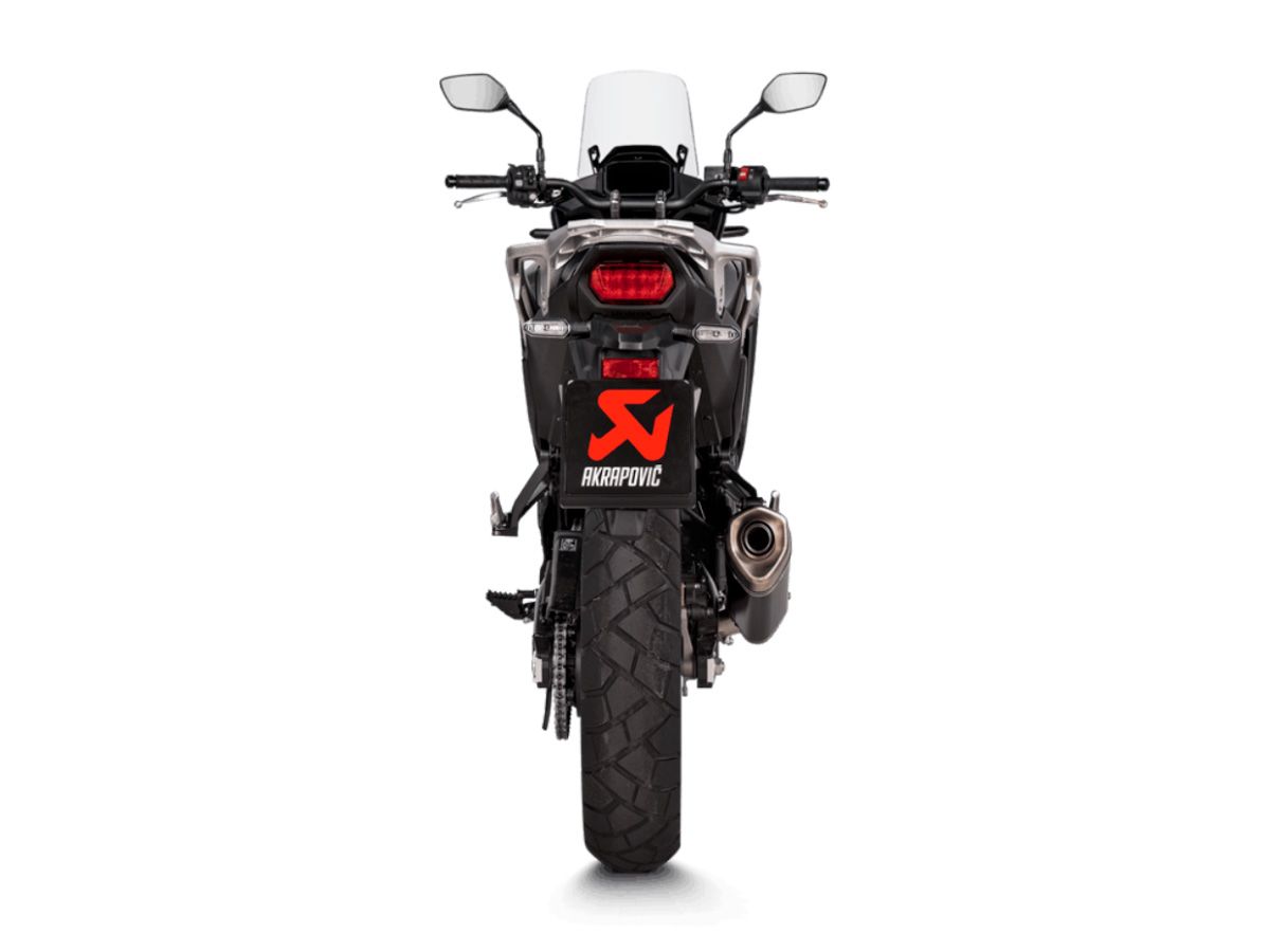 AKRAPOVIC BLACK TITANIUM EXHAUST SLIP ON SILENCER HONDA XL 750 TRANSALP 2023-2024
