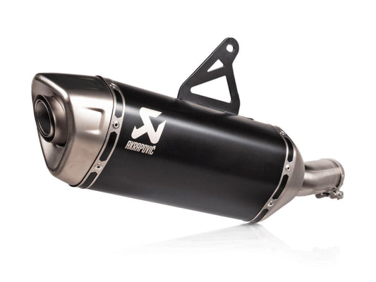 AKRAPOVIC BLACK TITANIUM EXHAUST SLIP ON SILENCER HONDA XL 750 TRANSALP 2023-2024