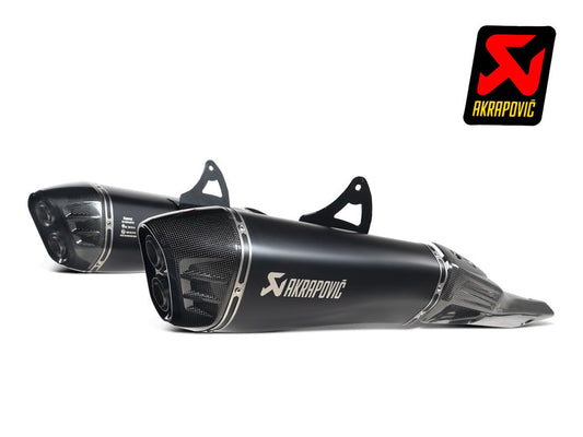 AKRAPOVIC SLIP ON BLACK TITANIUM dobok SUZUKI GSX 1300 R HAYABUSA 2021-2024