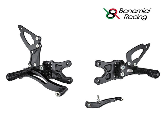 BONAMICI RACING Állítható lábtartó szett SUZUKI GSX-R 600 / 750 2011-2017