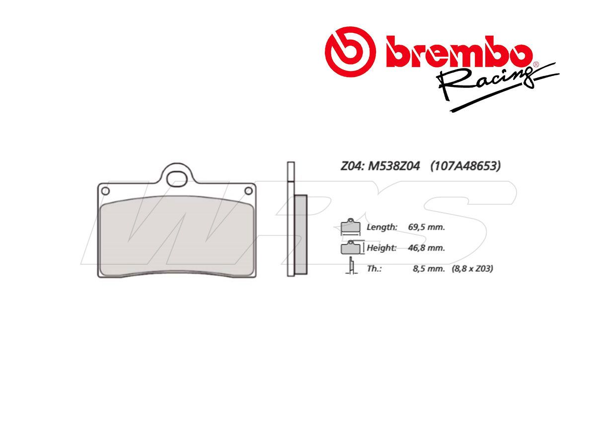 Bermbo Z04, YAMAHA YZF-R1 / M / 2015-2023 / R6