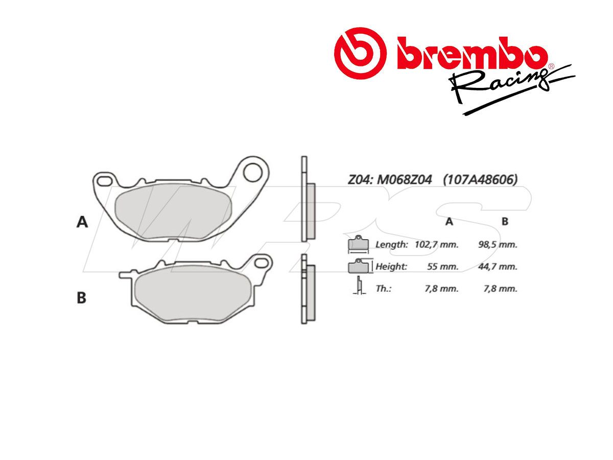 BREMBO Z04 YAMAHA YZF-R3 300 2015-2020