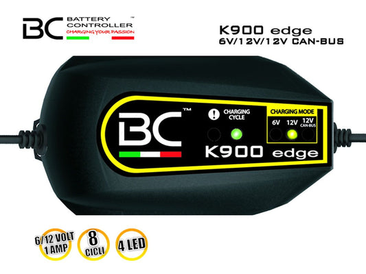 AKKUMULÁTOR TÖLTŐ BC K 900 EDGE 6V / 12V / 12V CAN-BUS