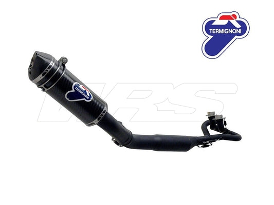 TERMIGNONI KIPUFOGÓ RENDSZER CARBON BLACK YAMAHA T MAX 530 2012-2016 CATALYZED