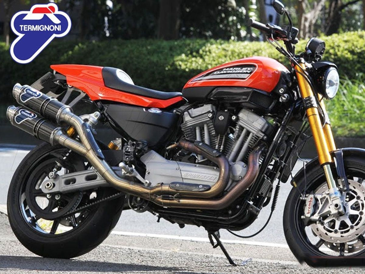 TERMIGNONI Kipufogó rendszer INOX CARBON HARLEY DAVIDSON XR 1200 R RACING