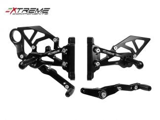Footrest set EXTREME COMPONENTS ALUMINUM GP EVO BMW M/S 1000 RR 2019-2024