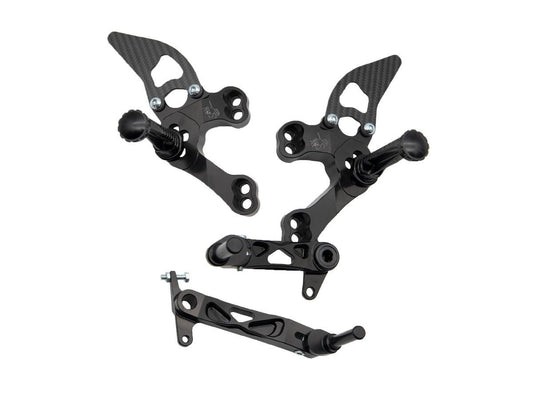 SPIDER EVO adjustable footrest set Ducati 848 / 1098 / 1198 2007-2011