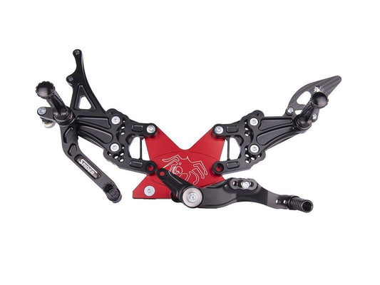 SPIDER Lábtartó felhajtható pedállal Honda CBR 600 RR 2007-2017