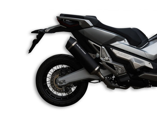 MALOSSI MAXI WILD LION Homologe Auspufftrommel ORIGINAL UND MALOSSI-VERTEILER HONDA X-ADV 750 IE 4T LC EURO 4 2017+