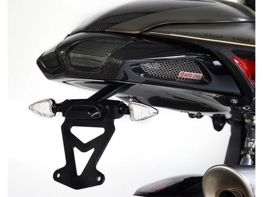 MOTOCORSE Rendszámtartó konzol KIT világítással és indexekkel MV Agusta Brutale