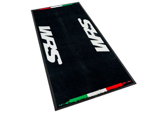 WRS Rectangular motorcycle mat with Italian flag
