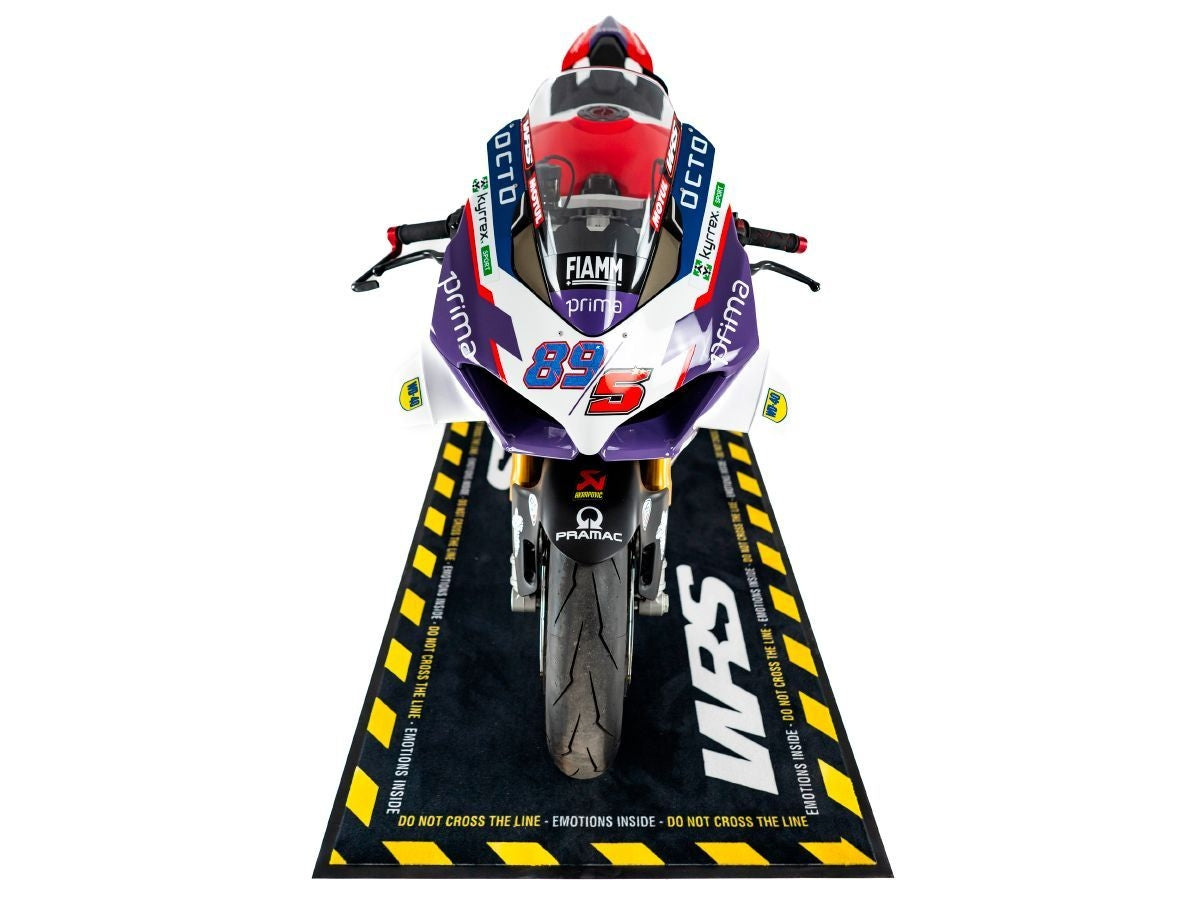 WRS Rectangular Motorcycle Mat, Yellow