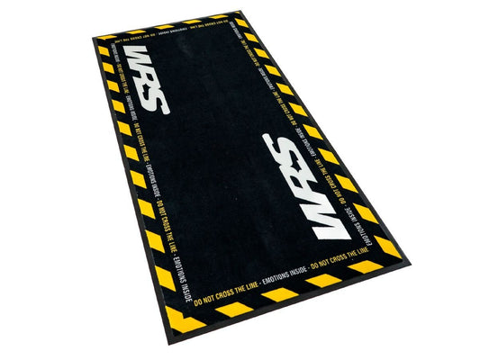 WRS Rectangular Motorcycle Mat, Yellow
