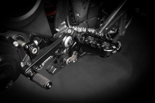 Tech-X enduro lábtartó szett, rider, fekete - Harley, Pan America RA1250/S (2021-)