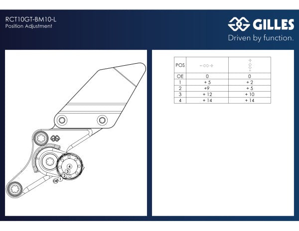 állítható lábtartó RCT10GT fekete-ezüst - BMW, R 12 nineT, GN12tha (2024- ); BMW, R 12 S,  (2025 - ); BMW, R 12,  GN12 / GN12r (2024 - )