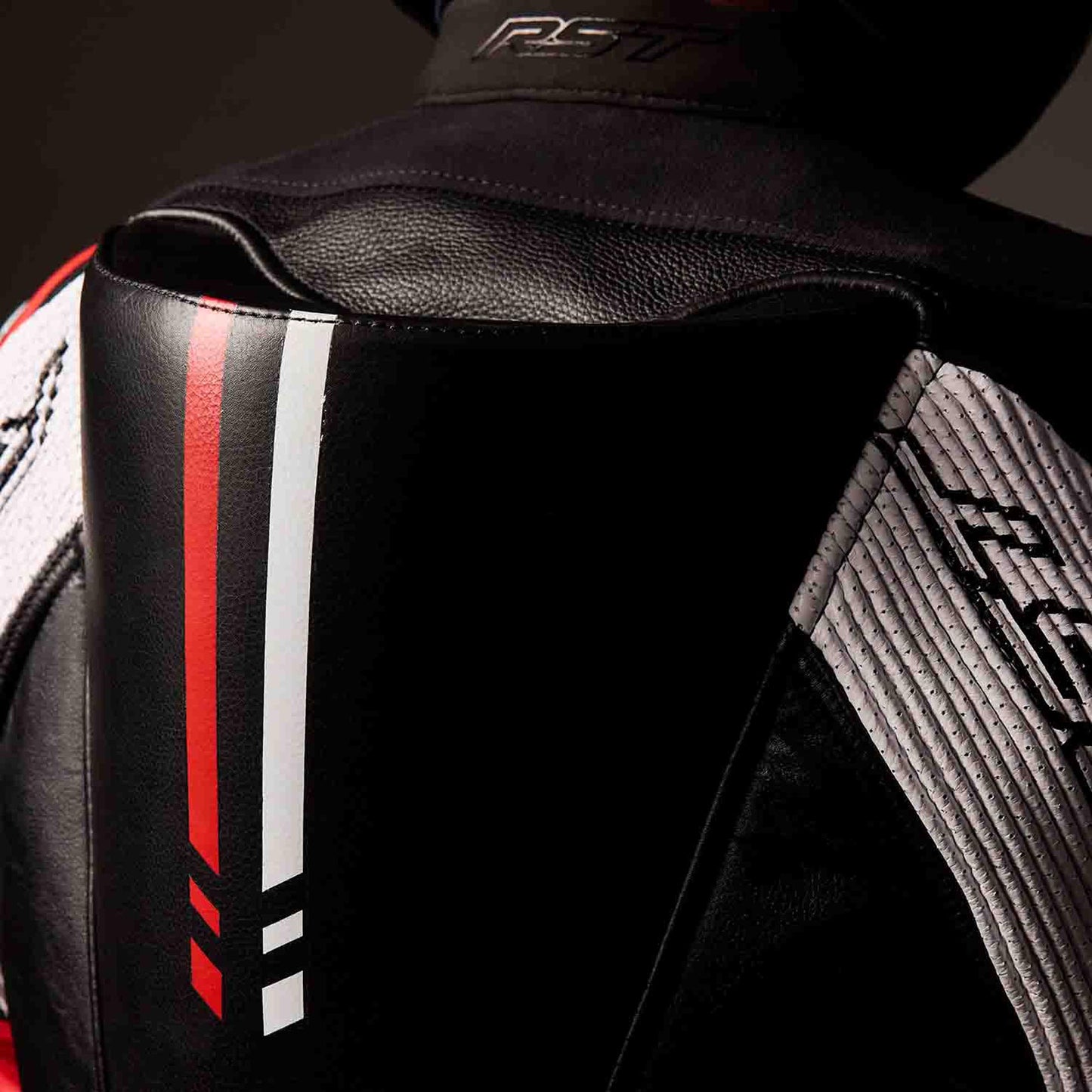 RST Race Dept V4.2 D3O Airbag perforated 1-Piece Motorcycle Leather Suit