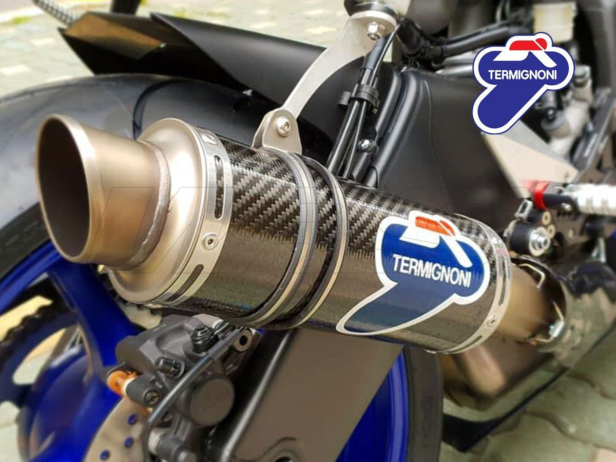 Slip-On TERMIGNONI GP INOX CARBON YAMAHA YZF R6 2006-2023