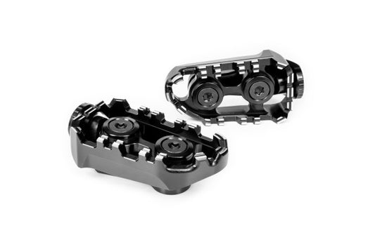 Tech-X enduro lábtartó szett, rider, fekete - Triumph, Tiger 1200 GT / Rally; Triumph, Tiger 900 / GT, C701/C702 (2022 - ); Triumph, Tiger 900 GT (2023 -)