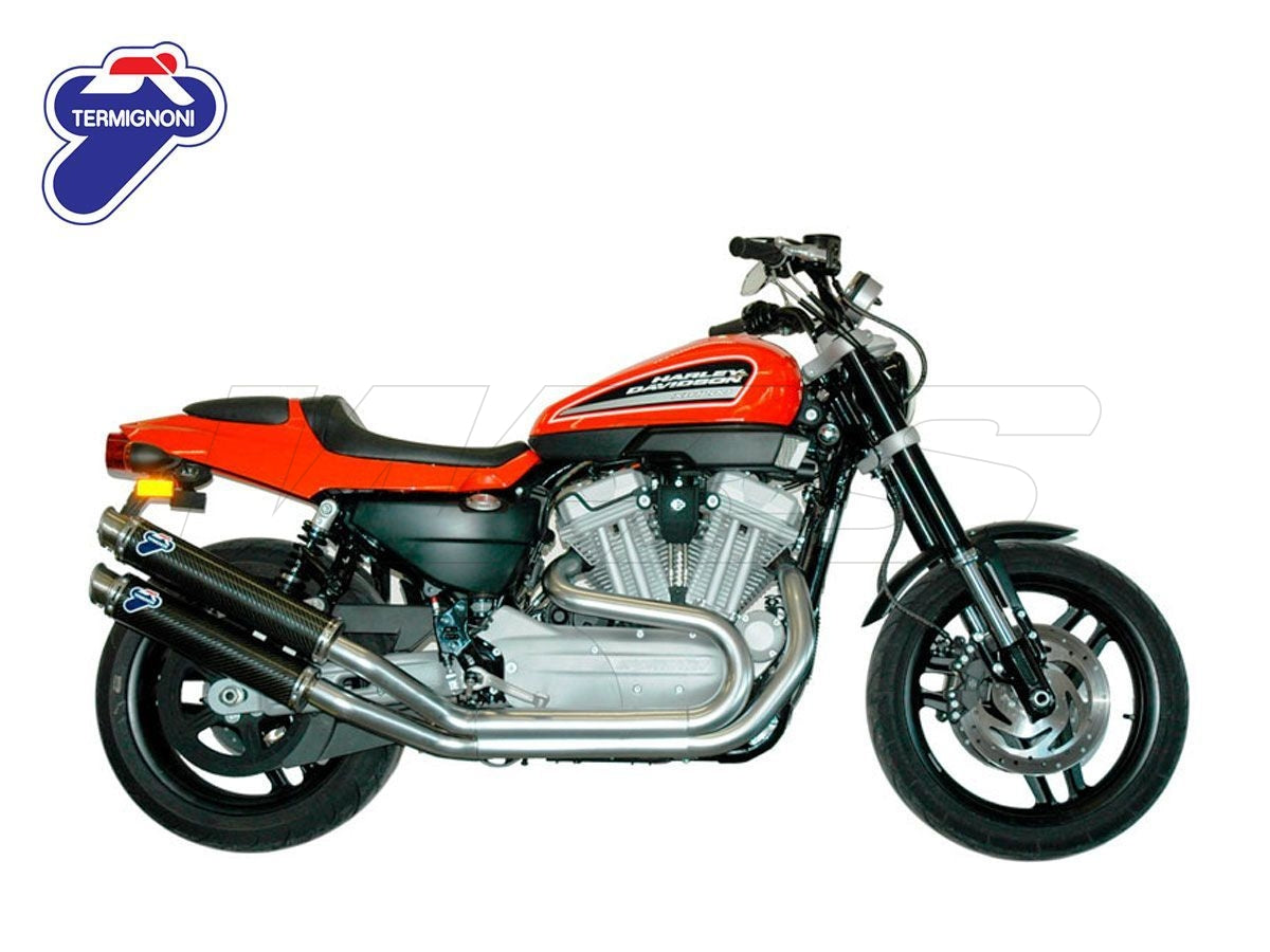 TERMIGNONI SLIP ON INOX CARBON HARLEY DAVIDSON XR 1200 R (APPROVED)