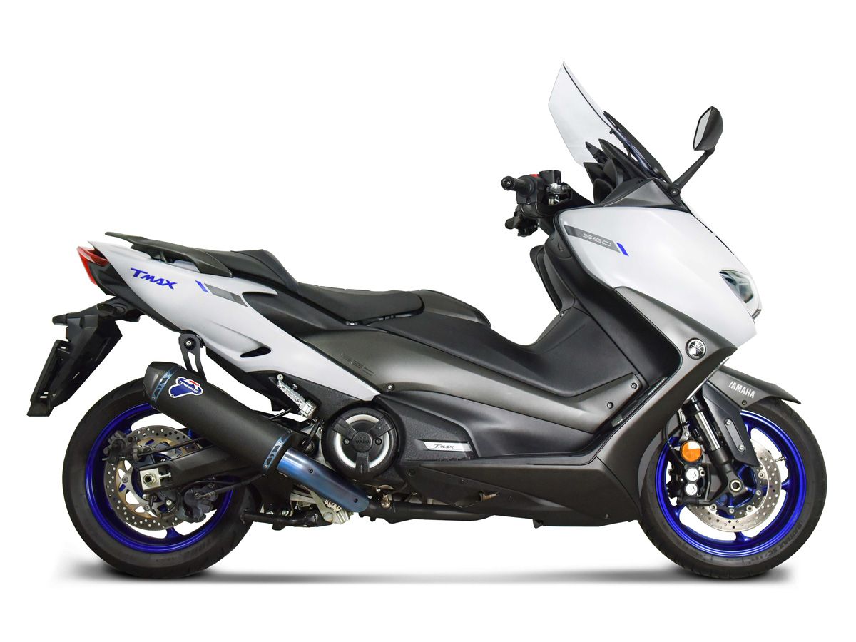 TERMIGNONI KIPUFOGÓ RENDSZER RACING BLACK TITANIUM YAMAHA T-MAX 560 2020-2024