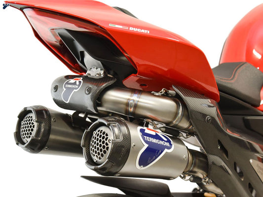 TERMIGNONI KIPUFOGÓ RENDSZER RHT RACING TITANIUM / STEEL DUCATI PANIGALE V4 2018-2024