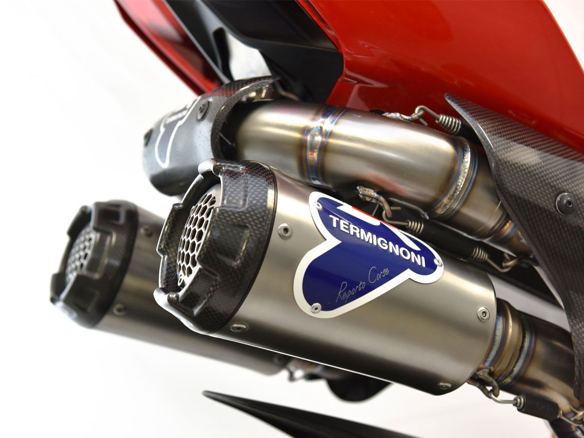 TERMIGNONI KIPUFOGÓ RENDSZER RHT RACING TITANIUM / STEEL DUCATI PANIGALE V4 2018-2024