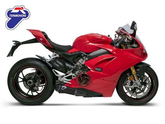 TERMIGNONI TITANIUM KIPUFOGÓ DOB KÉSZLET + UPMAP VEZÉRLŐEGYSÉG DUCATI PANIGALE V4 / S / R 2018-2024