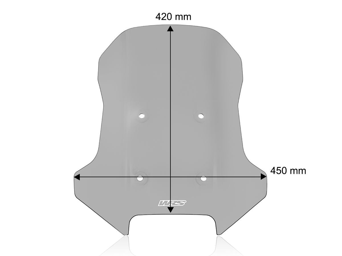 WRS Füst Caponord Plexi CF MOTO IBEX 450